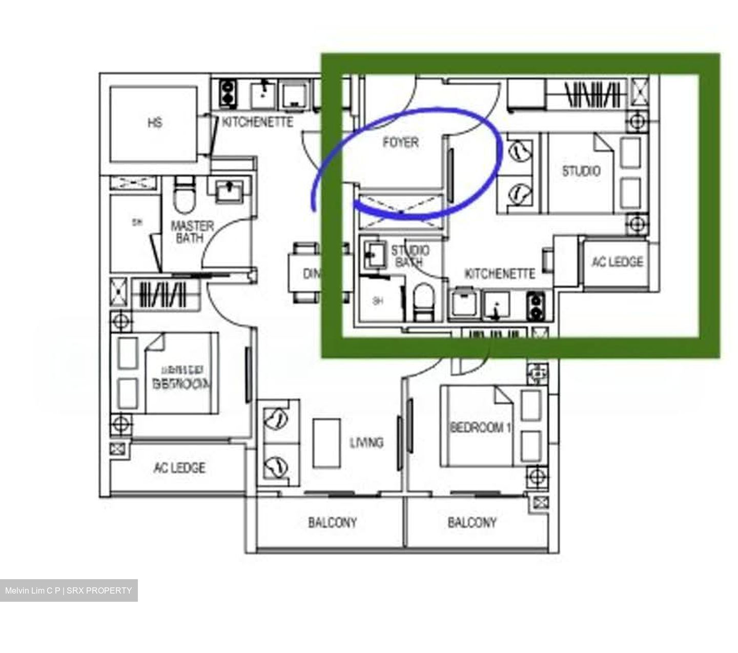 Kensington Square (D19), Apartment #546617151